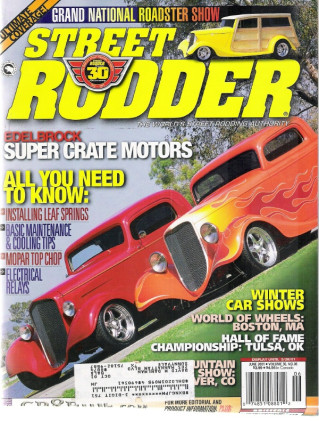 STREET RODDER 2001 JUNE - CUSTOM GRILLE MADE, QUICK-CHANGE REAR REBUILT